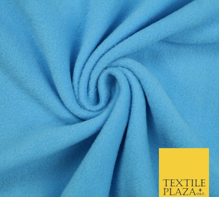 Plain BABY BLUE Premium Antipill Soft Polar Fleece Baby Kids Blanket 150cm 6014