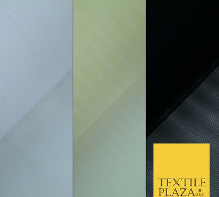 3 COLOURS Premium EXTRA STIFF Dress Net Tutu Tulle Mesh Bridal Fabric - 60"