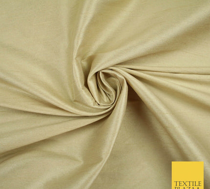 OVER 10 COLOURS Plain Dyed Faux Dupion Raw Silk 100% Polyester Dress Fabric 56"