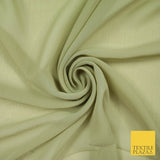 OVER 25 COLOURS - Premium Plain Dyed Crinkle Chiffon Yoryu 75D Dress Fabric 58″