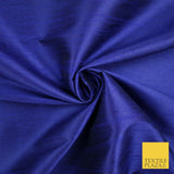 OVER 10 COLOURS Plain Dyed Faux Dupion Raw Silk 100% Polyester Dress Fabric 56"