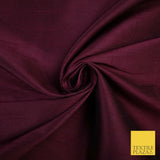 OVER 10 COLOURS Plain Dyed Faux Dupion Raw Silk 100% Polyester Dress Fabric 56"
