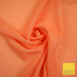 OVER 25 COLOURS - Premium Plain Dyed Crinkle Chiffon Yoryu 75D Dress Fabric 58″