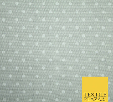100% Cotton Canvas Small Spot Polka Dot Fabric Upholstery Craft Bag Material 56"
