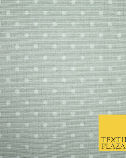 100% Cotton Canvas Small Spot Polka Dot Fabric Upholstery Craft Bag Material 56"