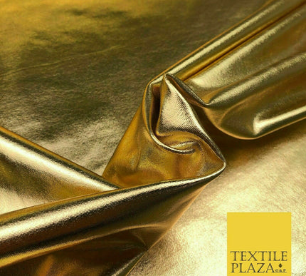 4 COLOURS - PREMIUM Metallic Lycra Fabric Shiny Mirror Foil Spandex Dancewear