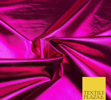 4 COLOURS - PREMIUM Metallic Lycra Fabric Shiny Mirror Foil Spandex Dancewear