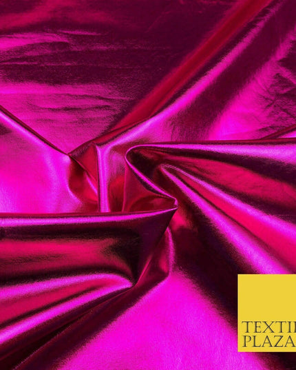 4 COLOURS - PREMIUM Metallic Lycra Fabric Shiny Mirror Foil Spandex Dancewear