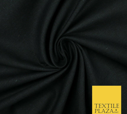 LUXURY SOFT 100% PURE COTTON SQUARE 60SQ PLAIN DYED FABRIC DRESS CRAFT MATERIAL