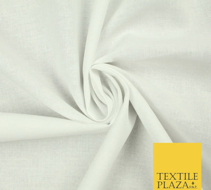 LUXURY SOFT 100% PURE COTTON SQUARE 60SQ PLAIN DYED FABRIC DRESS CRAFT MATERIAL