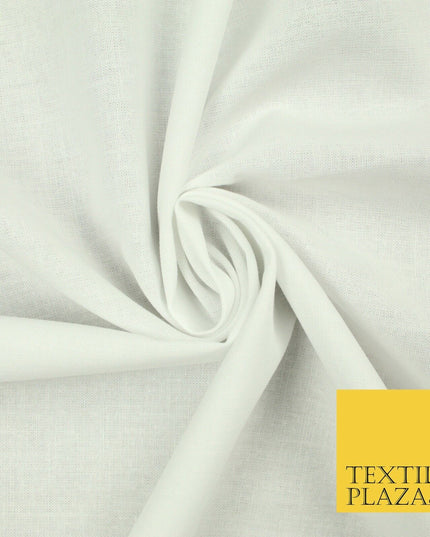LUXURY SOFT 100% PURE COTTON SQUARE 60SQ PLAIN DYED FABRIC DRESS CRAFT MATERIAL