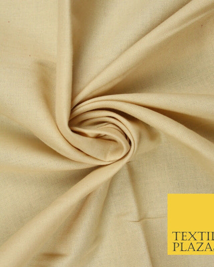 LUXURY SOFT 100% PURE COTTON SQUARE 60SQ PLAIN DYED FABRIC DRESS CRAFT MATERIAL