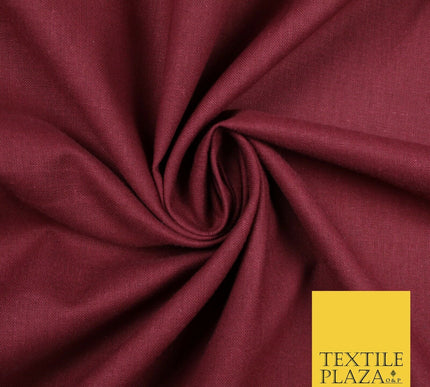 LUXURY SOFT 100% PURE COTTON SQUARE 60SQ PLAIN DYED FABRIC DRESS CRAFT MATERIAL