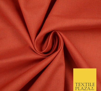 LUXURY SOFT 100% PURE COTTON SQUARE 60SQ PLAIN DYED FABRIC DRESS CRAFT MATERIAL