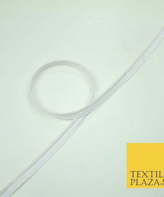 40 COLOURS - 10mm Flanged Insertion Piping Cord Edging Border Trim - PER METRE