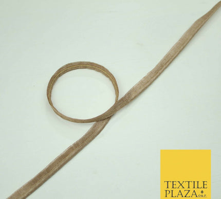 40 COLOURS - 10mm Flanged Insertion Piping Cord Edging Border Trim - PER METRE