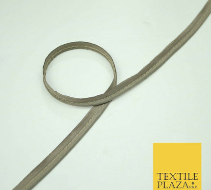 40 COLOURS - 10mm Flanged Insertion Piping Cord Edging Border Trim - PER METRE