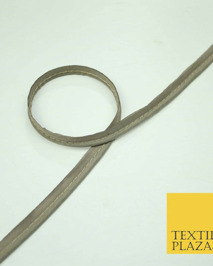 40 COLOURS - 10mm Flanged Insertion Piping Cord Edging Border Trim - PER METRE