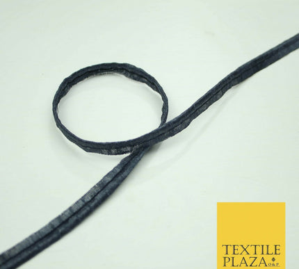 40 COLOURS - 10mm Flanged Insertion Piping Cord Edging Border Trim - PER METRE