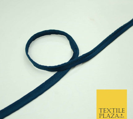 40 COLOURS - 10mm Flanged Insertion Piping Cord Edging Border Trim - PER METRE