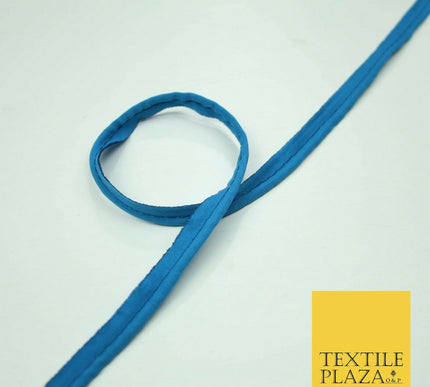 40 COLOURS - 10mm Flanged Insertion Piping Cord Edging Border Trim - PER METRE