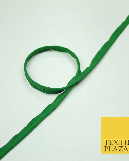 40 COLOURS - 10mm Flanged Insertion Piping Cord Edging Border Trim - PER METRE