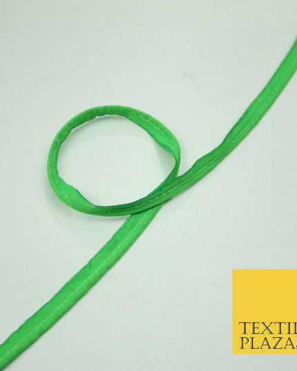 40 COLOURS - 10mm Flanged Insertion Piping Cord Edging Border Trim - PER METRE