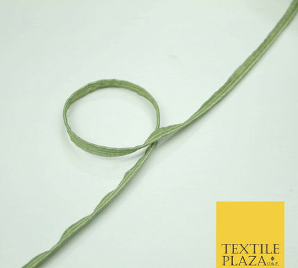 40 COLOURS - 10mm Flanged Insertion Piping Cord Edging Border Trim - PER METRE