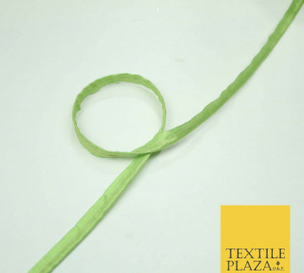 40 COLOURS - 10mm Flanged Insertion Piping Cord Edging Border Trim - PER METRE