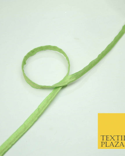 40 COLOURS - 10mm Flanged Insertion Piping Cord Edging Border Trim - PER METRE