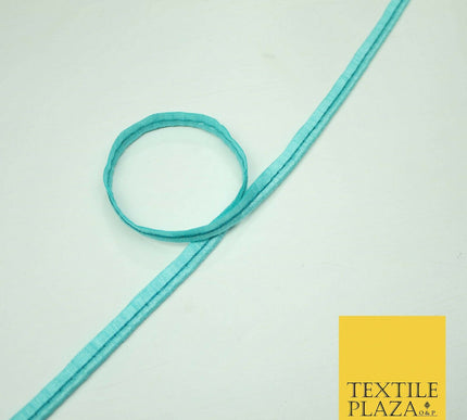 40 COLOURS - 10mm Flanged Insertion Piping Cord Edging Border Trim - PER METRE