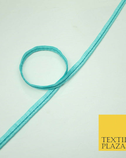 40 COLOURS - 10mm Flanged Insertion Piping Cord Edging Border Trim - PER METRE