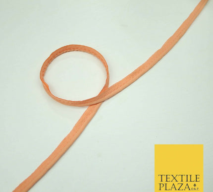 40 COLOURS - 10mm Flanged Insertion Piping Cord Edging Border Trim - PER METRE