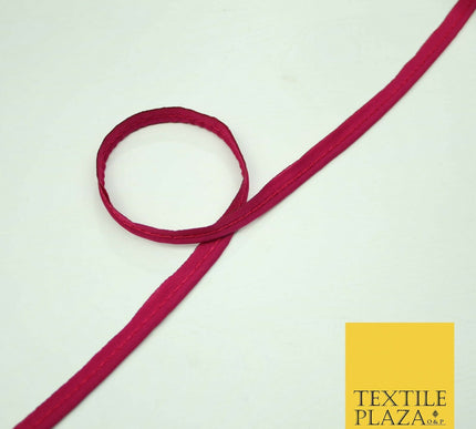 40 COLOURS - 10mm Flanged Insertion Piping Cord Edging Border Trim - PER METRE