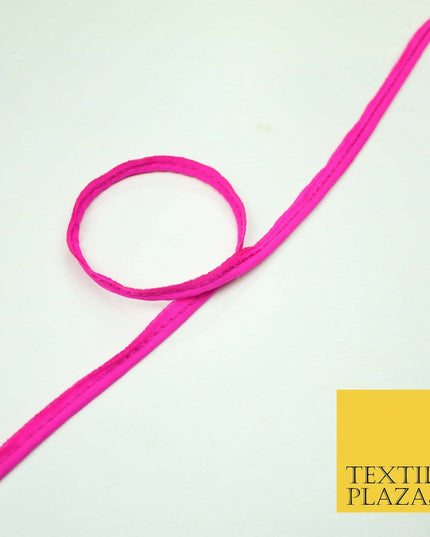 40 COLOURS - 10mm Flanged Insertion Piping Cord Edging Border Trim - PER METRE