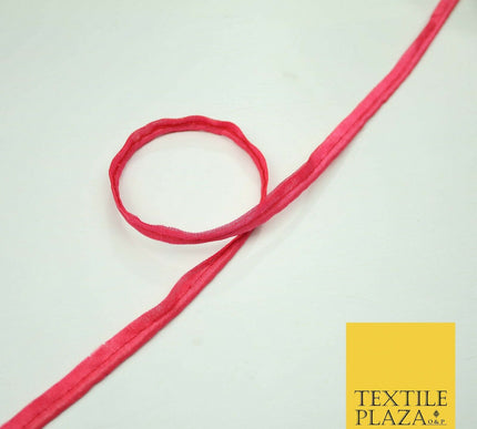 40 COLOURS - 10mm Flanged Insertion Piping Cord Edging Border Trim - PER METRE