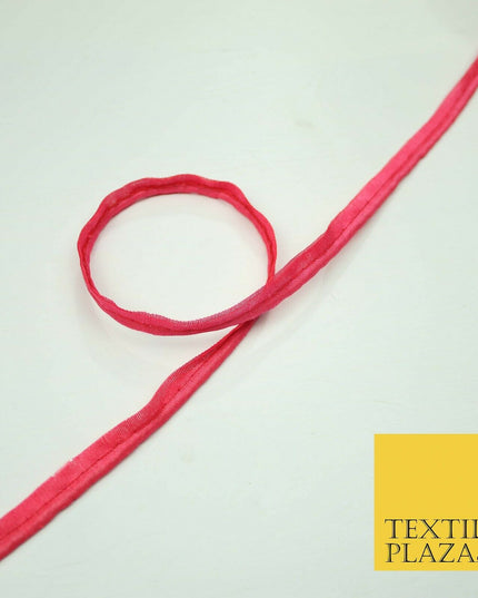 40 COLOURS - 10mm Flanged Insertion Piping Cord Edging Border Trim - PER METRE