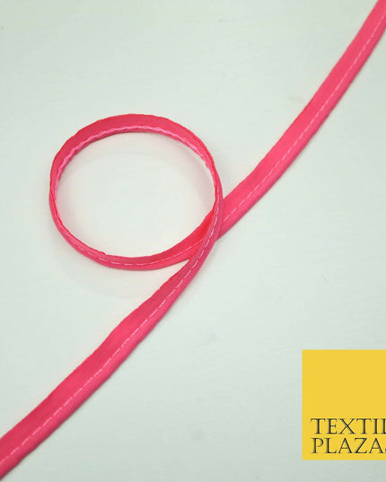 40 COLOURS - 10mm Flanged Insertion Piping Cord Edging Border Trim - PER METRE