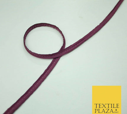 40 COLOURS - 10mm Flanged Insertion Piping Cord Edging Border Trim - PER METRE