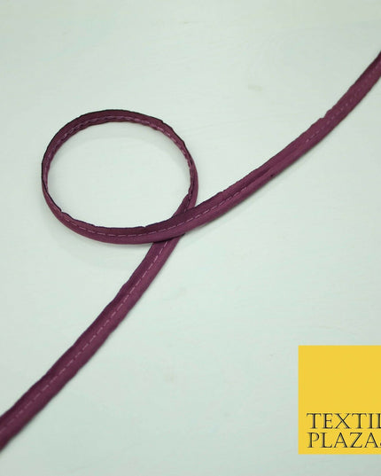 40 COLOURS - 10mm Flanged Insertion Piping Cord Edging Border Trim - PER METRE