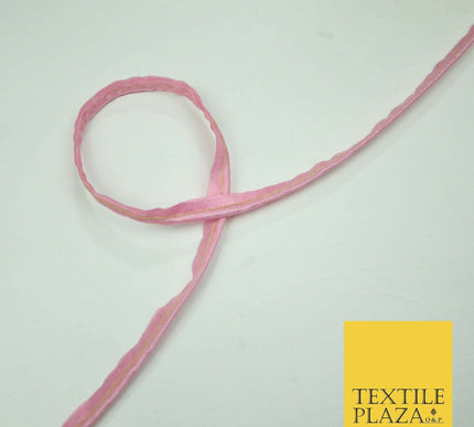 40 COLOURS - 10mm Flanged Insertion Piping Cord Edging Border Trim - PER METRE