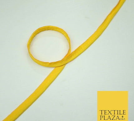 40 COLOURS - 10mm Flanged Insertion Piping Cord Edging Border Trim - PER METRE
