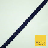 30 COLOURS - 1cm Soft Thread Woven Plait Border Braided Ribbon Trim - PER METRE