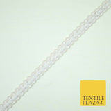 30 COLOURS - 1cm Soft Thread Woven Plait Border Braided Ribbon Trim - PER METRE