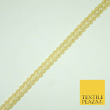 30 COLOURS - 1cm Soft Thread Woven Plait Border Braided Ribbon Trim - PER METRE