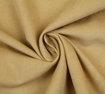 10 COLOURS -  Premium Plain Needlecord Fabric Babycord Corduroy Dress Craft 44"