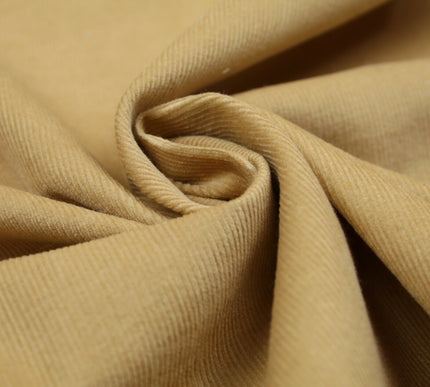 10 COLOURS -  Premium Plain Needlecord Fabric Babycord Corduroy Dress Craft 44"