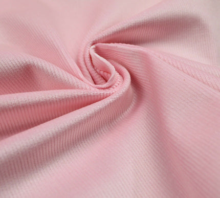10 COLOURS -  Premium Plain Needlecord Fabric Babycord Corduroy Dress Craft 44"