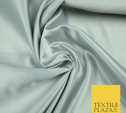 Plain Smooth Matt Dull Duchess Satin Dress Fabric Material Bridal Wedding 58"