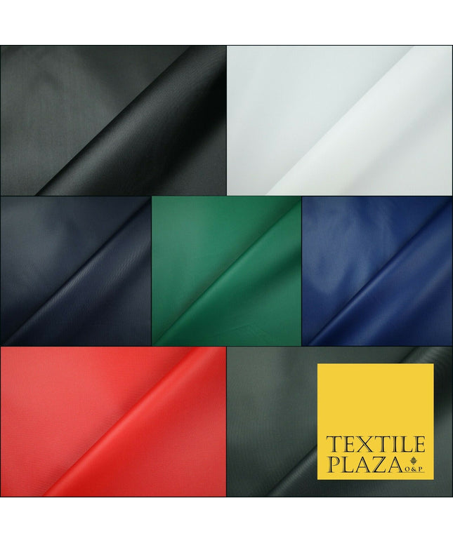 Premium Plain Waterproof Polyurethane Polyester Fabric Outdoor Material 60" Wide